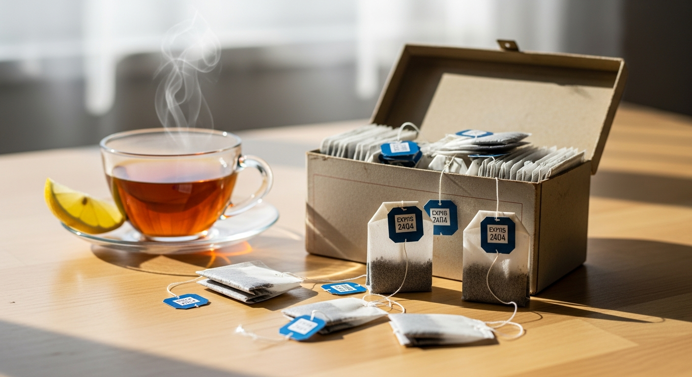 Herbata w torebkach po terminie - ile czasu po dacie ważności można pić?