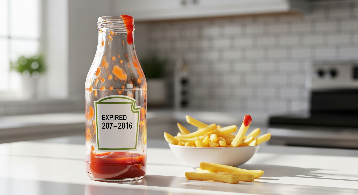 Ketchup po terminie - ile czasu po dacie ważności można jeść?