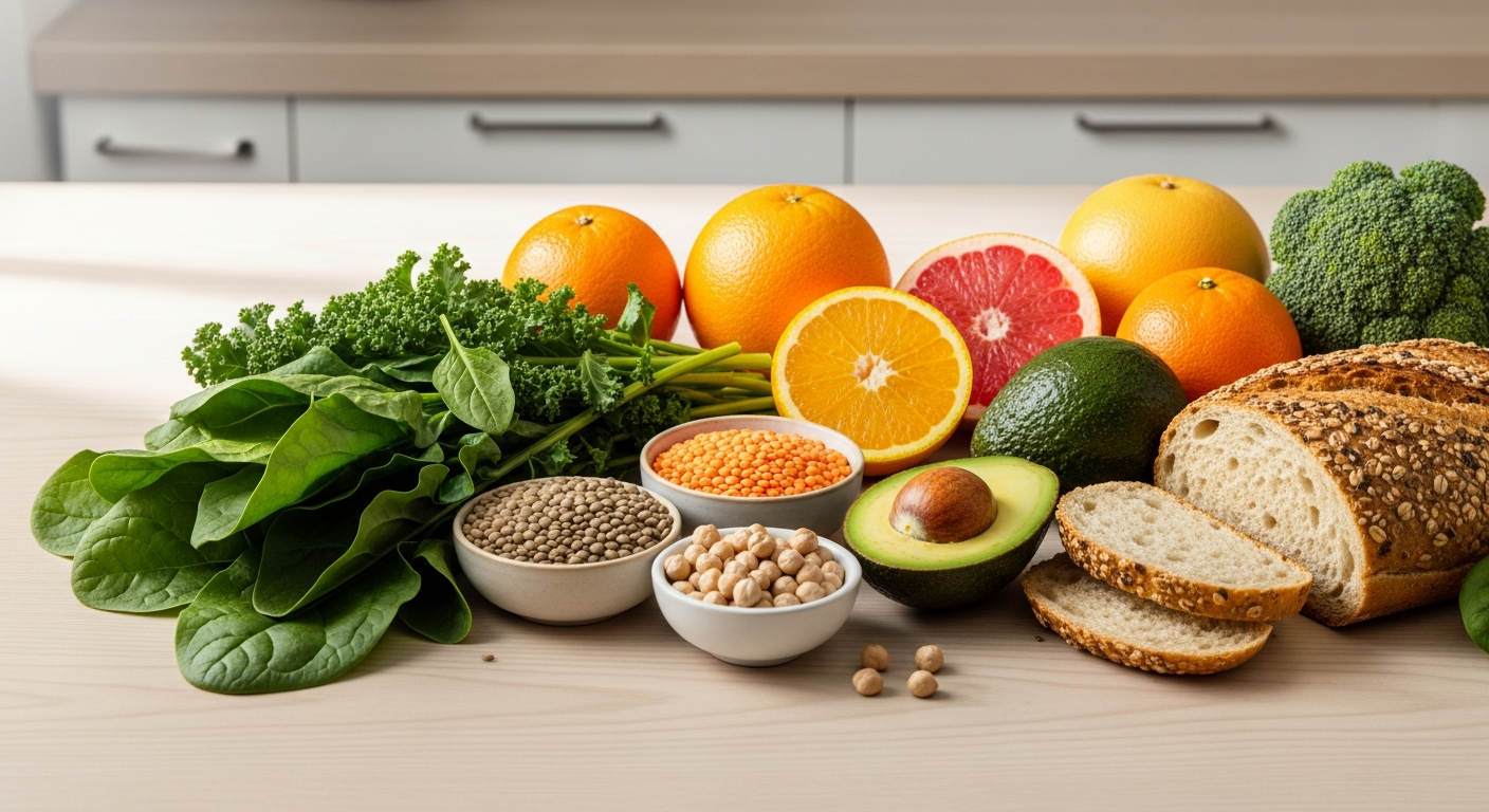 Jakie są najlepsze źródła kwasu foliowego w jedzeniu i diecie?