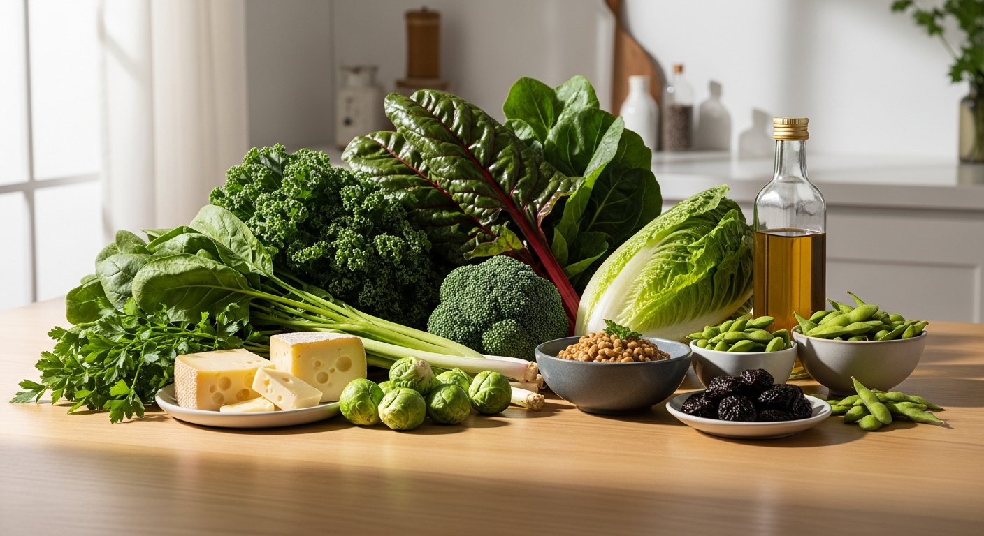 Jakie są najlepsze źródła witaminy K w jedzeniu i diecie?